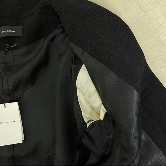 Isabel Marant Black Studded Embellished Wool Blazer Jacket - NEW! - Picture 6 of 17